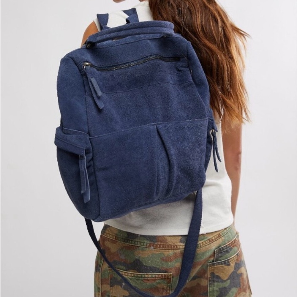 Free People Blue Backpack for Everyday Use